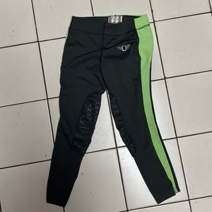 Tuff Rider girls horseback riding leggings